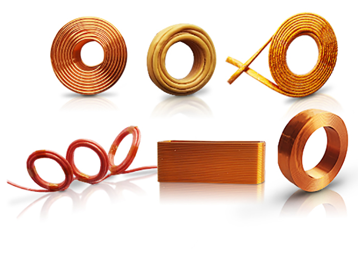 Coil adesif konvensional lan coil adesif sing ora teratur