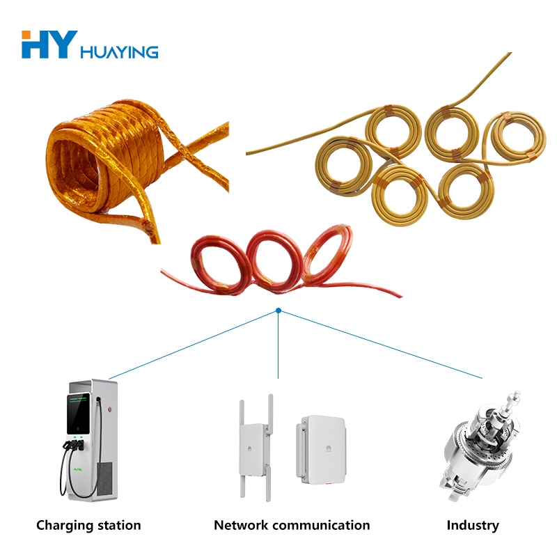 Dhuwur-Temp PTFE/PFA Film Flat Wire